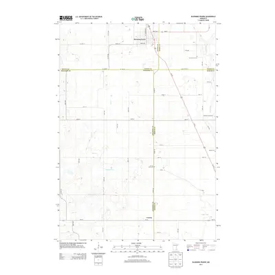 2013 Map of Blooming Prairie, 2013 Print