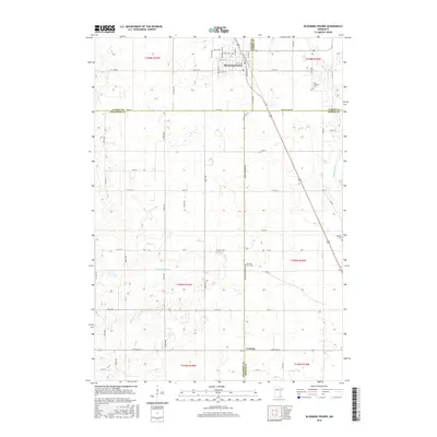 2016 Map of Blooming Prairie, 2016 Print