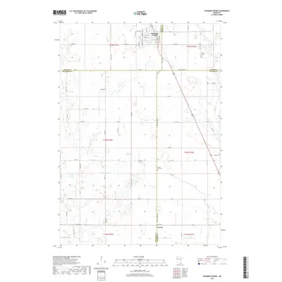 2019 Map of Blooming Prairie, 2019 Print