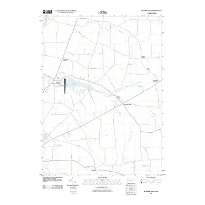 2010 Map of Blooming Valley, 2010 Print