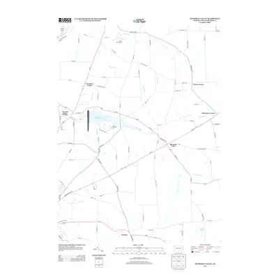 2013 Map of Blooming Valley, 2013 Print