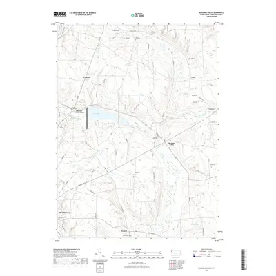 2019 Map of Blooming Valley, 2019 Print