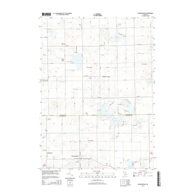 2014 Map of Bloomingdale, 2014 Print