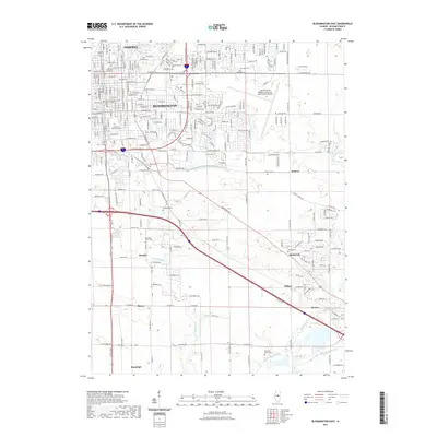 2021 Map of Bloomington East, 2021 Print