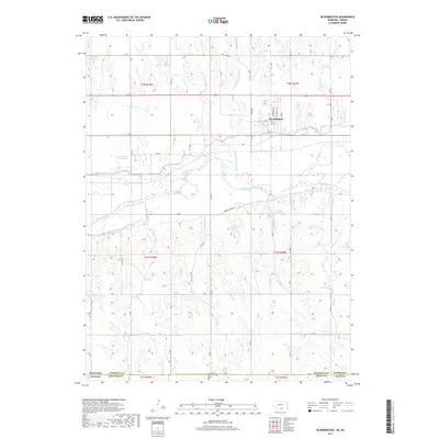 2017 Map of Bloomington, 2017 Print