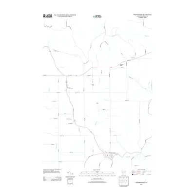 2013 Map of Bloomington, 2013 Print