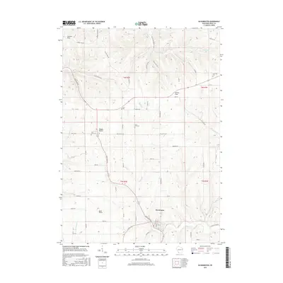 2016 Map of Bloomington, 2016 Print