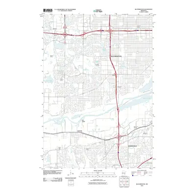 2010 Map of Bloomington, 2010 Print