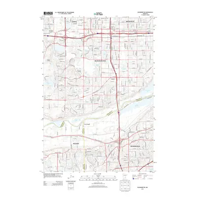 2013 Map of Bloomington, 2013 Print