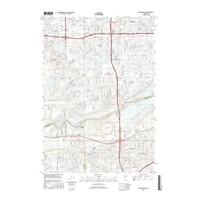 2016 Map of Bloomington, 2016 Print