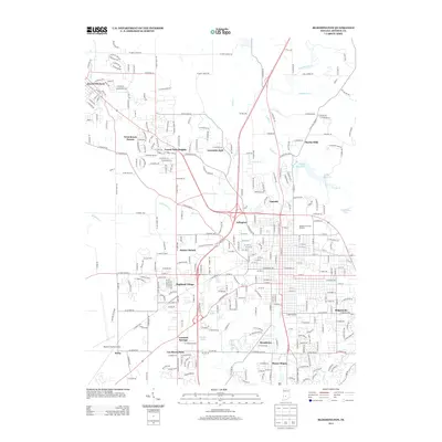 2013 Map of Bloomington, 2013 Print
