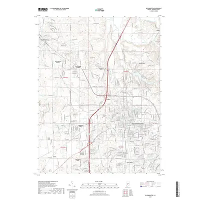 2019 Map of Bloomington, 2019 Print