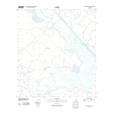 2010 Map of Bloomington SW, 2010 Print