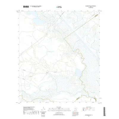 2019 Map of Bloomington SW, 2019 Print