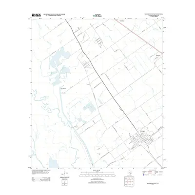 2013 Map of Bloomington, 2013 Print