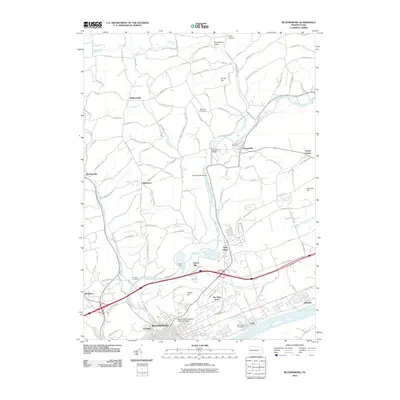 2010 Map of Bloomsburg, 2010 Print