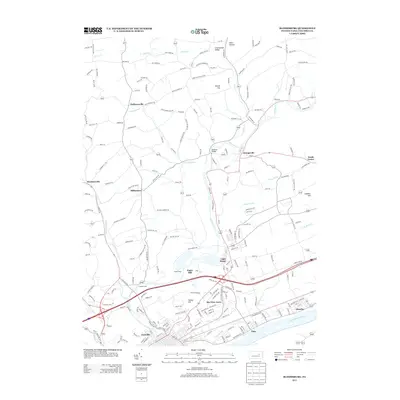 2013 Map of Bloomsburg, 2013 Print