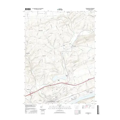 2016 Map of Bloomsburg, 2016 Print