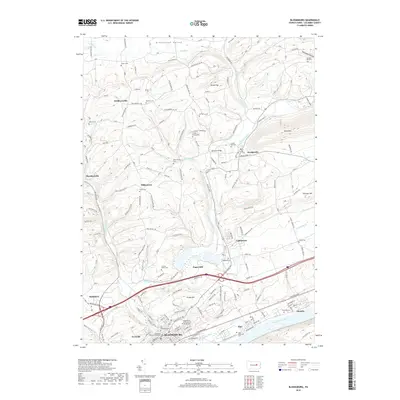 2019 Map of Bloomsburg, 2019 Print