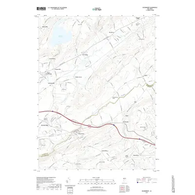 2019 Map of Bloomsbury, 2019 Print