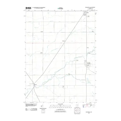 2010 Map of Bloomville, 2010 Print