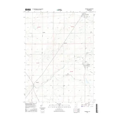 2016 Map of Bloomville, 2016 Print