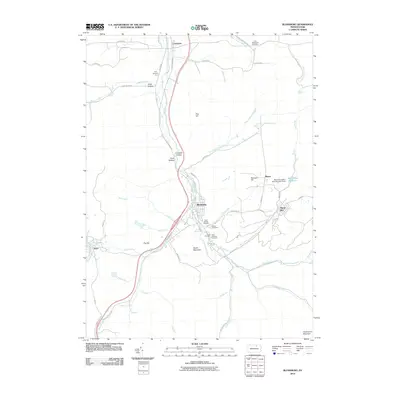 2010 Map of Blossburg, 2010 Print