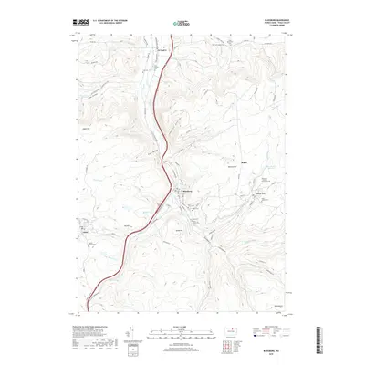 2019 Map of Blossburg, 2019 Print