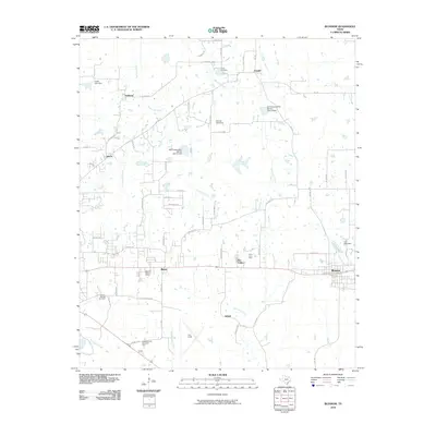 2010 Map of Blossom, 2010 Print