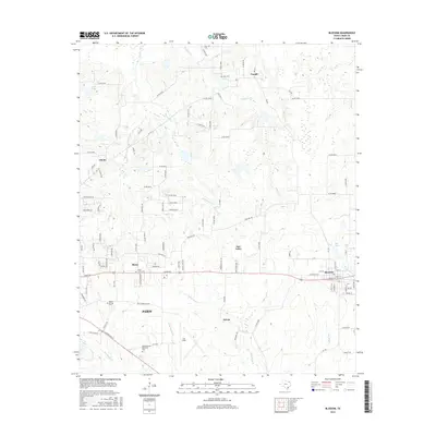 2016 Map of Blossom, 2016 Print