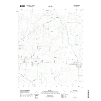 2019 Map of Blossom, 2019 Print