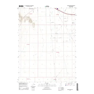2014 Map of Blossom Spring, 2014 Print