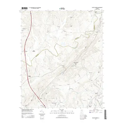 2014 Map of Blount Springs, 2014 Print