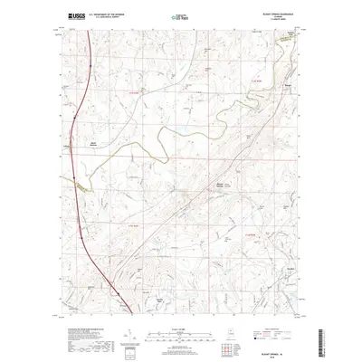 2018 Map of Blount Springs, 2018 Print