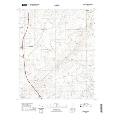 2020 Map of Blount Springs, 2020 Print