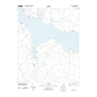2010 Map of Blounts Bay, 2010 Print