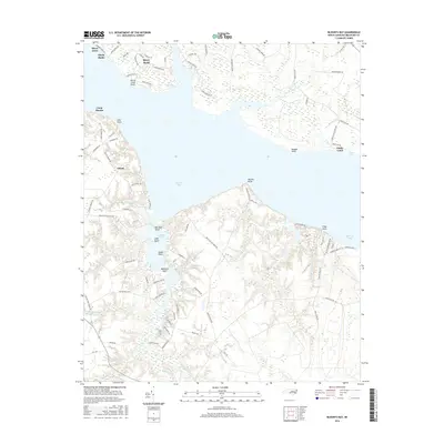 2016 Map of Blounts Bay, 2016 Print