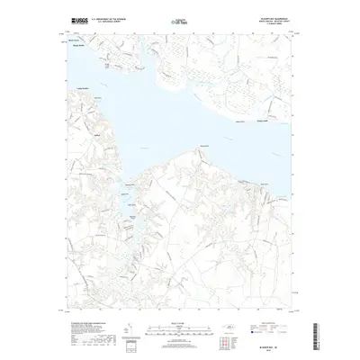 2019 Map of Blounts Bay, 2019 Print