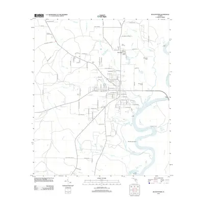 2012 Map of Blountstown, 2012 Print