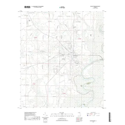 2018 Map of Blountstown, 2018 Print