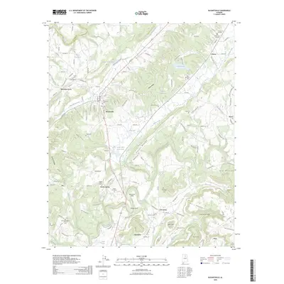 2026 Map of Blountsville, 2026 Print