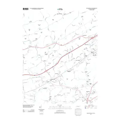 2013 Map of Blountville, 2013 Print