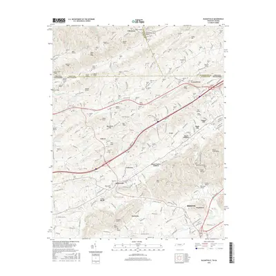2016 Map of Blountville, 2016 Print