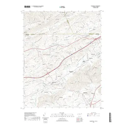 2019 Map of Blountville, 2019 Print