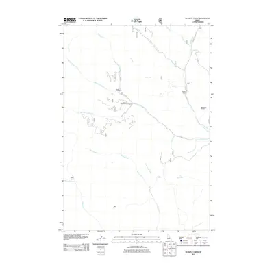 2011 Map of Blowfly Creek, 2011 Print