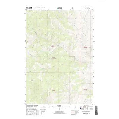 2017 Map of Blowfly Creek, 2017 Print