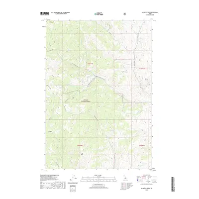 2020 Map of Blowfly Creek, 2020 Print