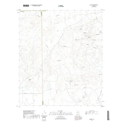 2019 Map of Blowout, 2019 Print
