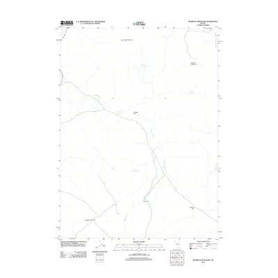 2011 Map of Blowout Mountain, 2011 Print