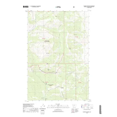 2020 Map of Blowout Mountain, 2020 Print